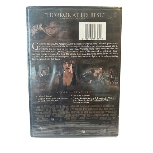 DVD - Mama - Jessica Chastain Guillermo del Toro New & Sealed - Picture 2 of 2